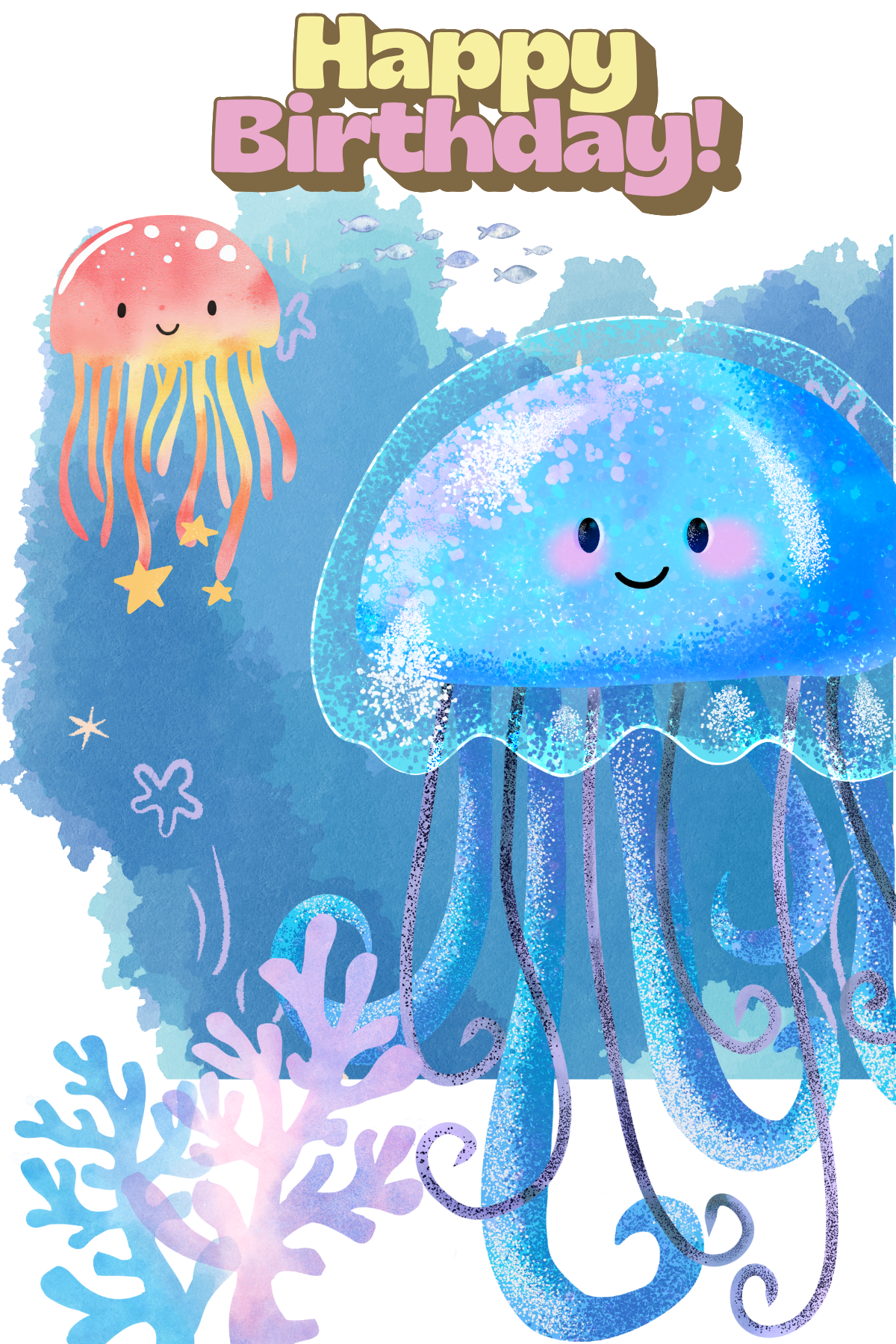 Happy Birthday - Jellyfish