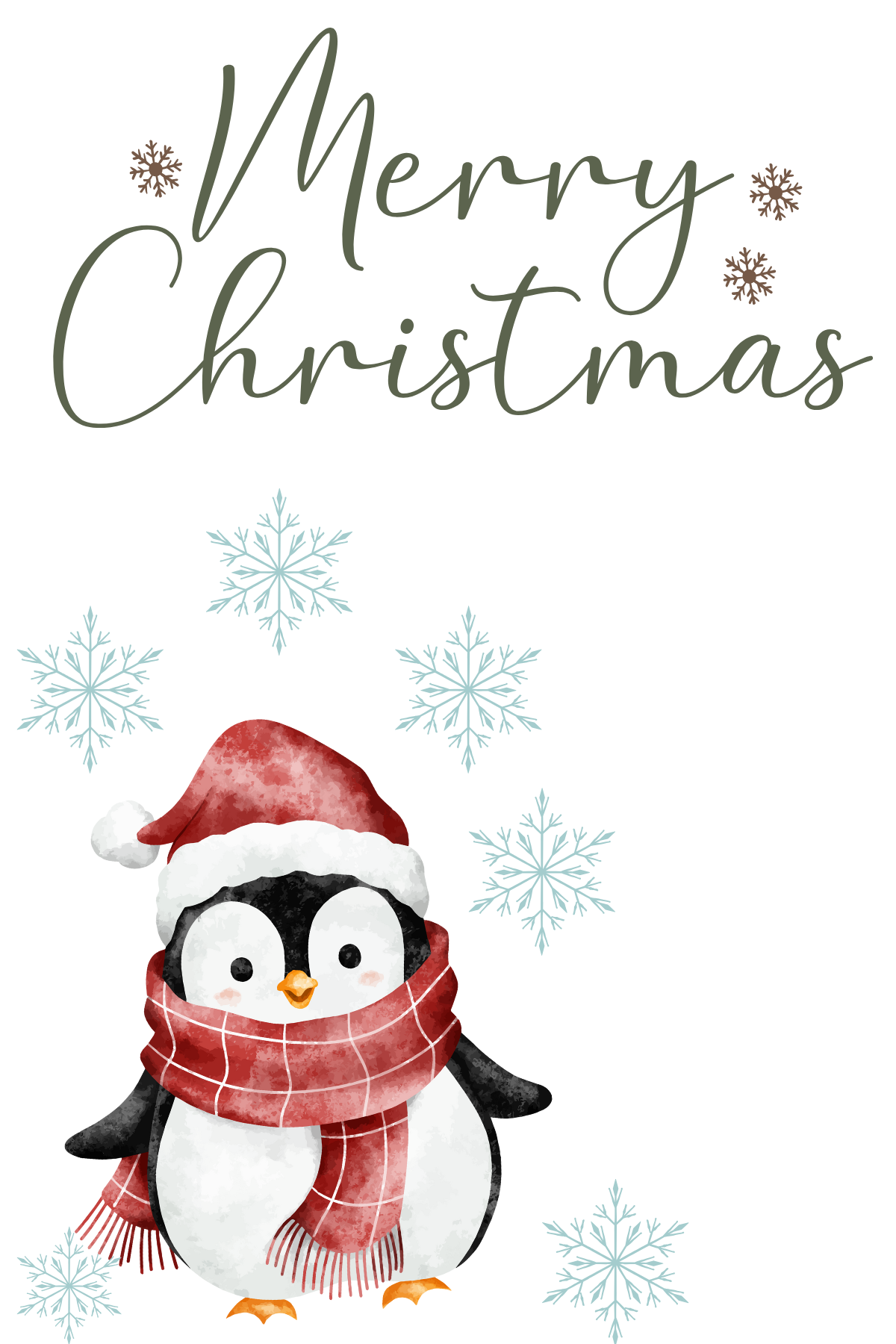 Christmas - Snowy Penguin