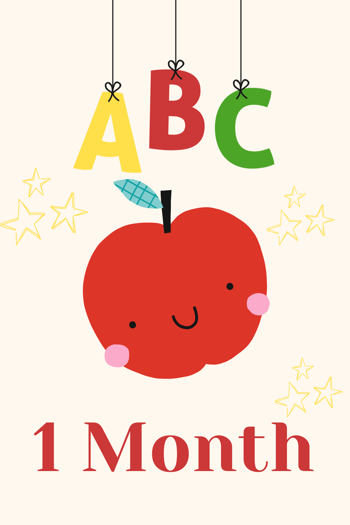 1 month apple