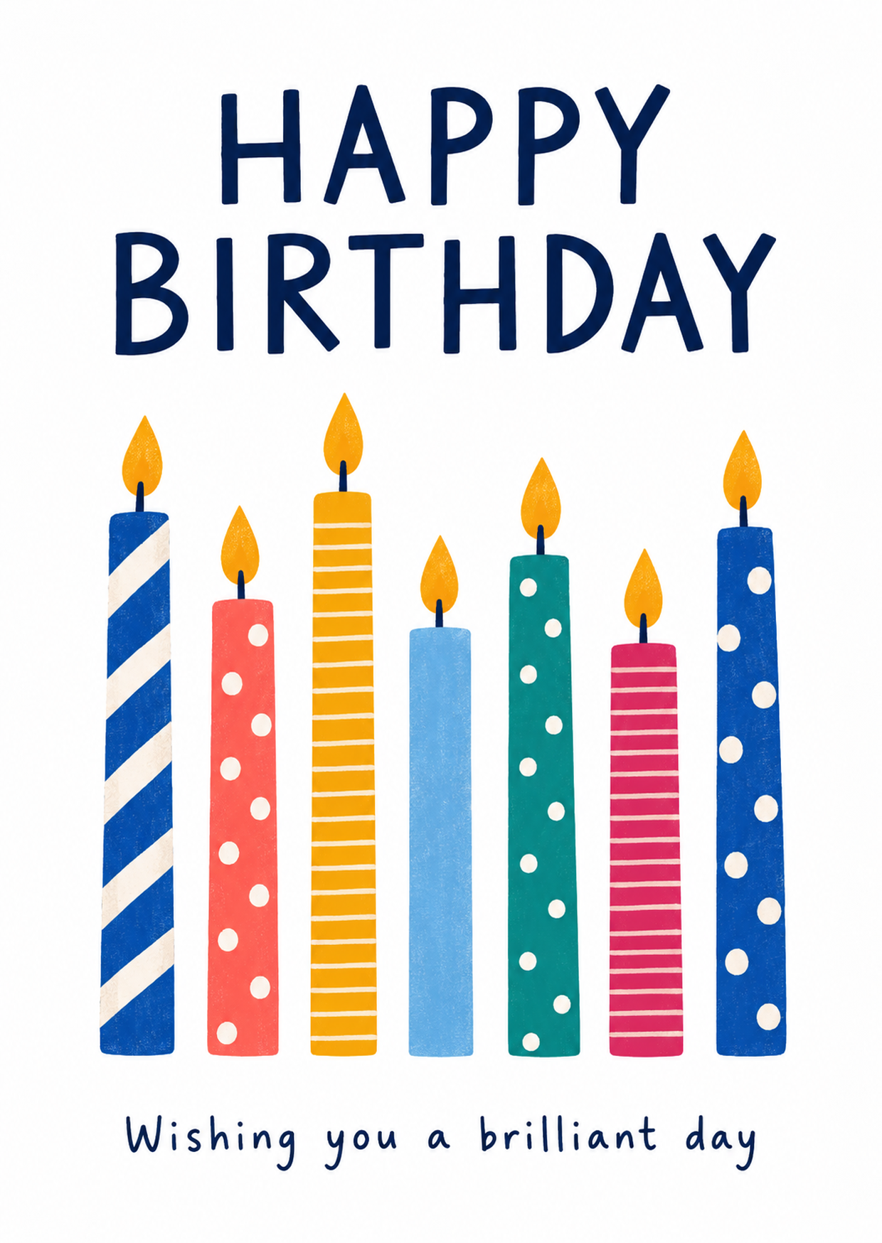 Happy Birthday Brilliant Candles