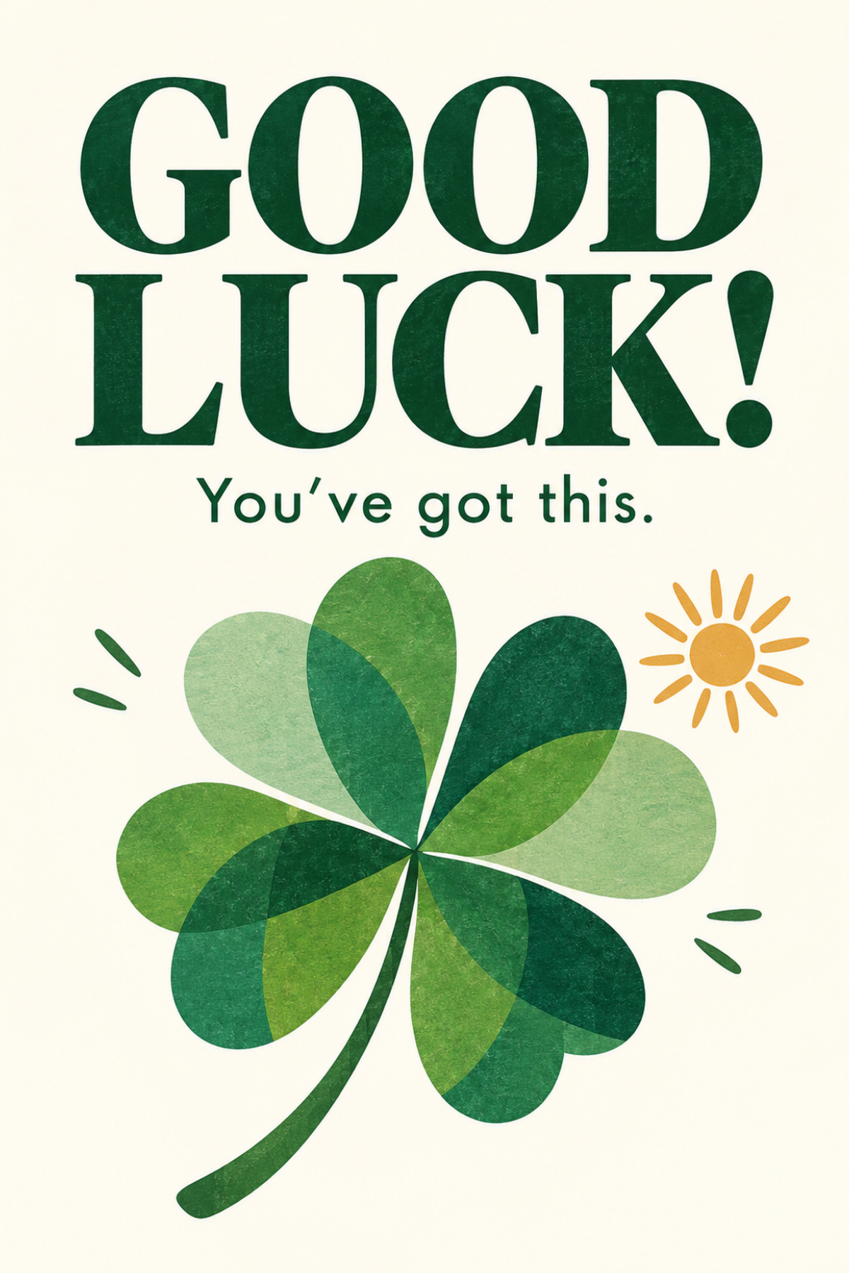 Best of Luck Clover & Sun
