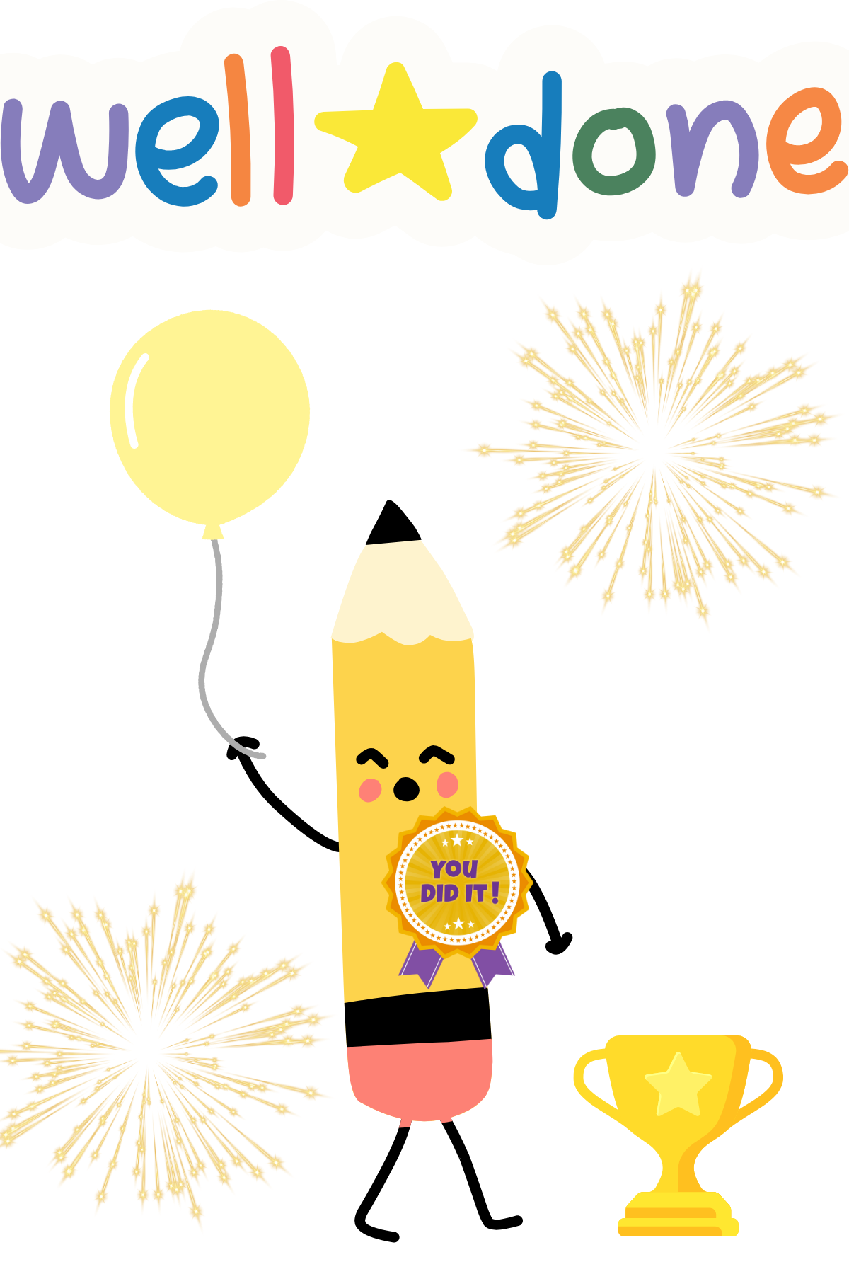 Well Done - Walking Pencil
