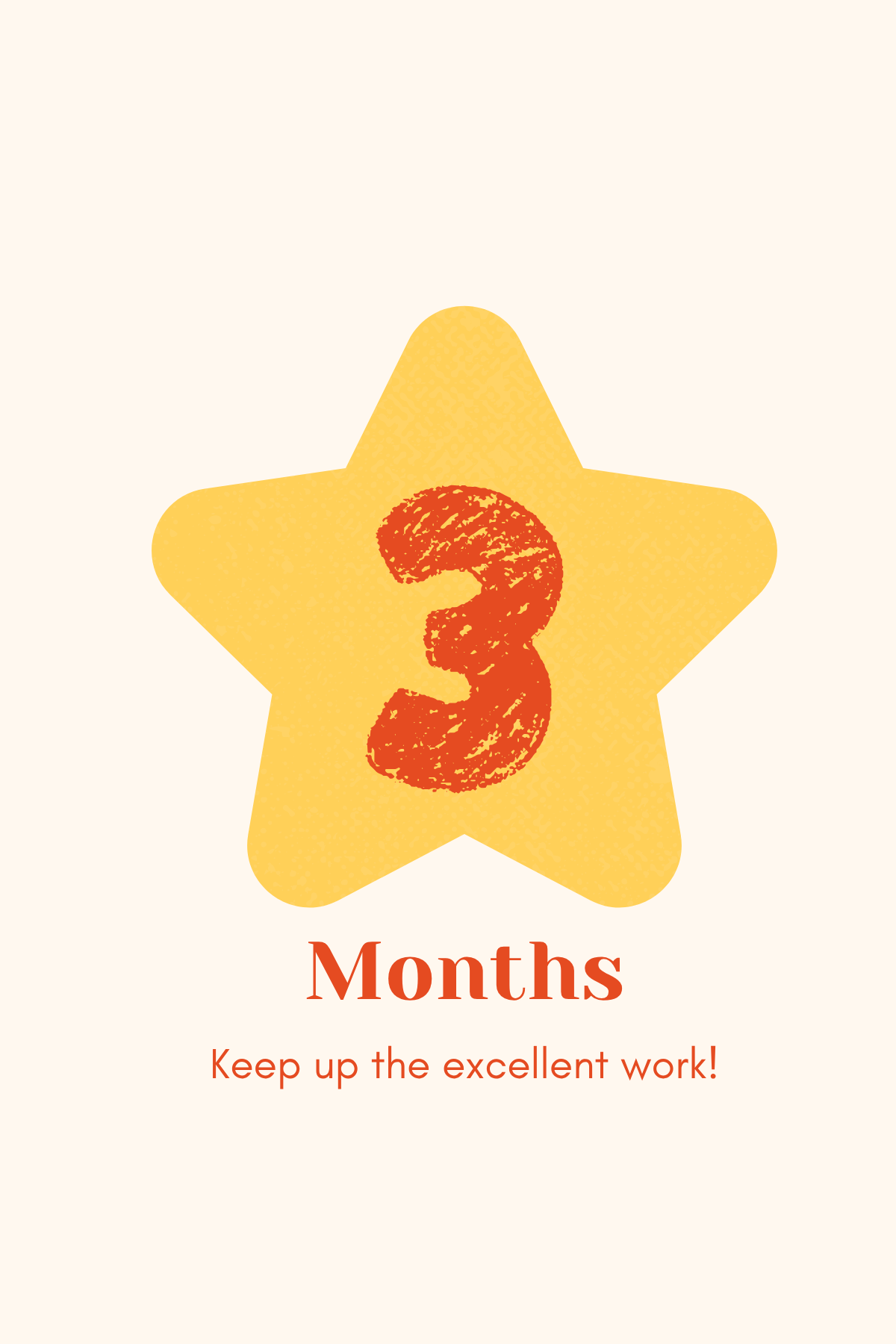 3 months star