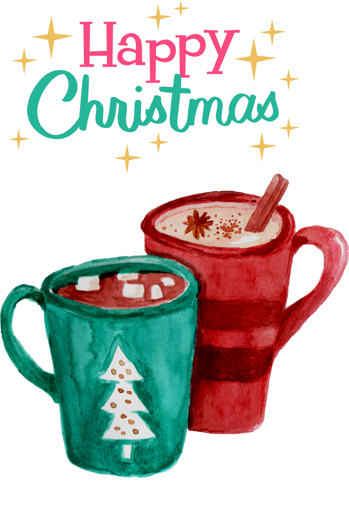 Christmas - Mugs of Hot Chocolate
