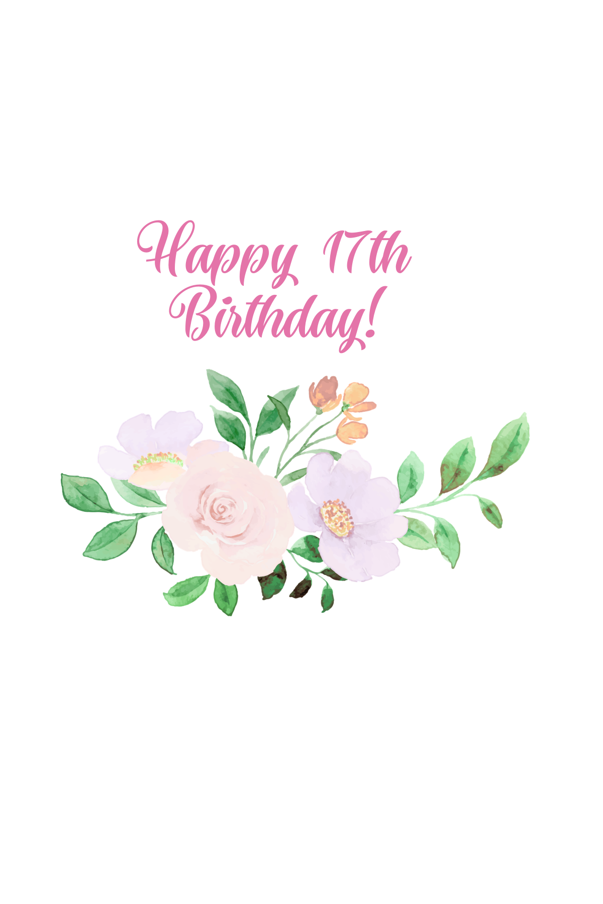 17th Milestone flowers