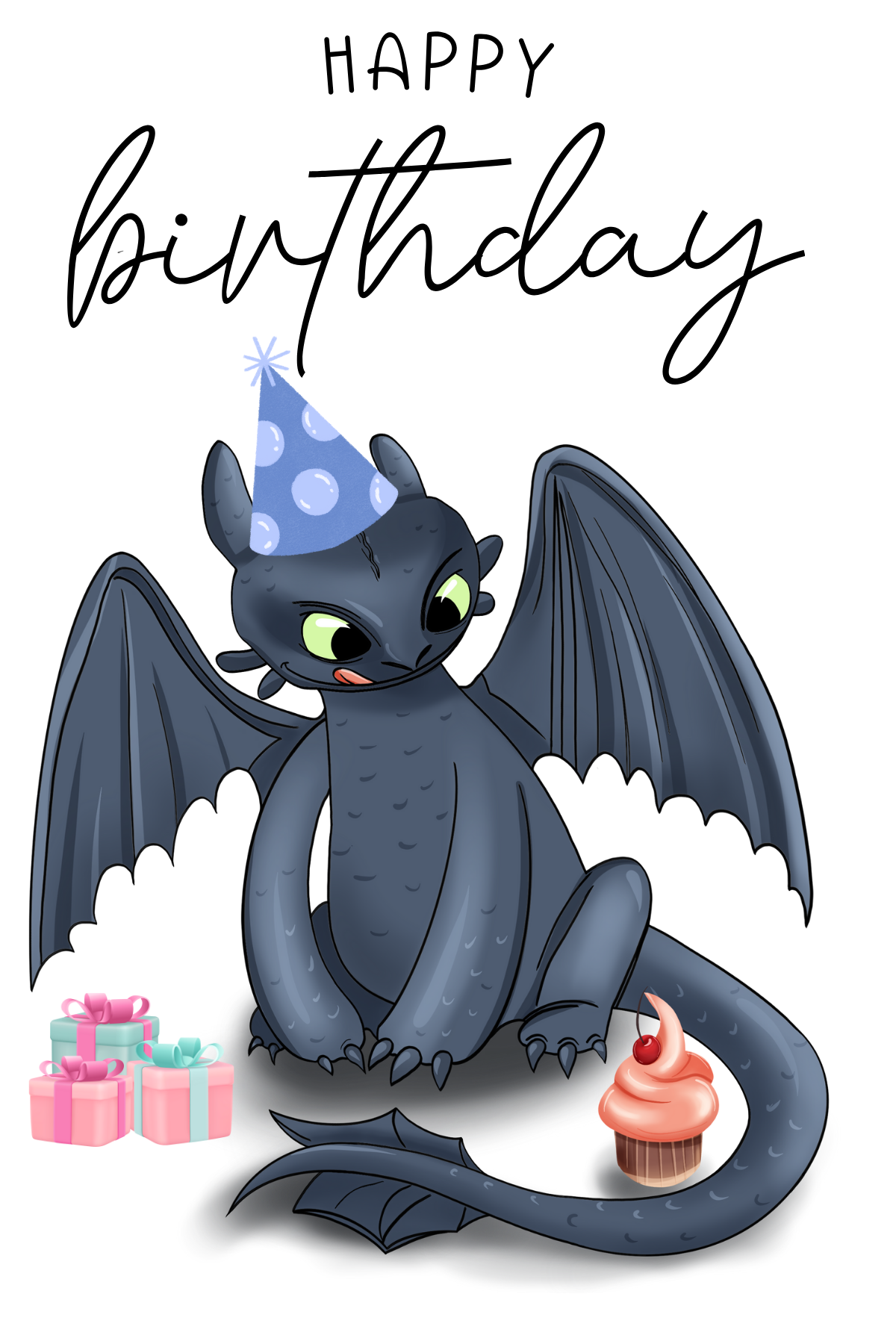 Happy Birthday - Birthday Dragon