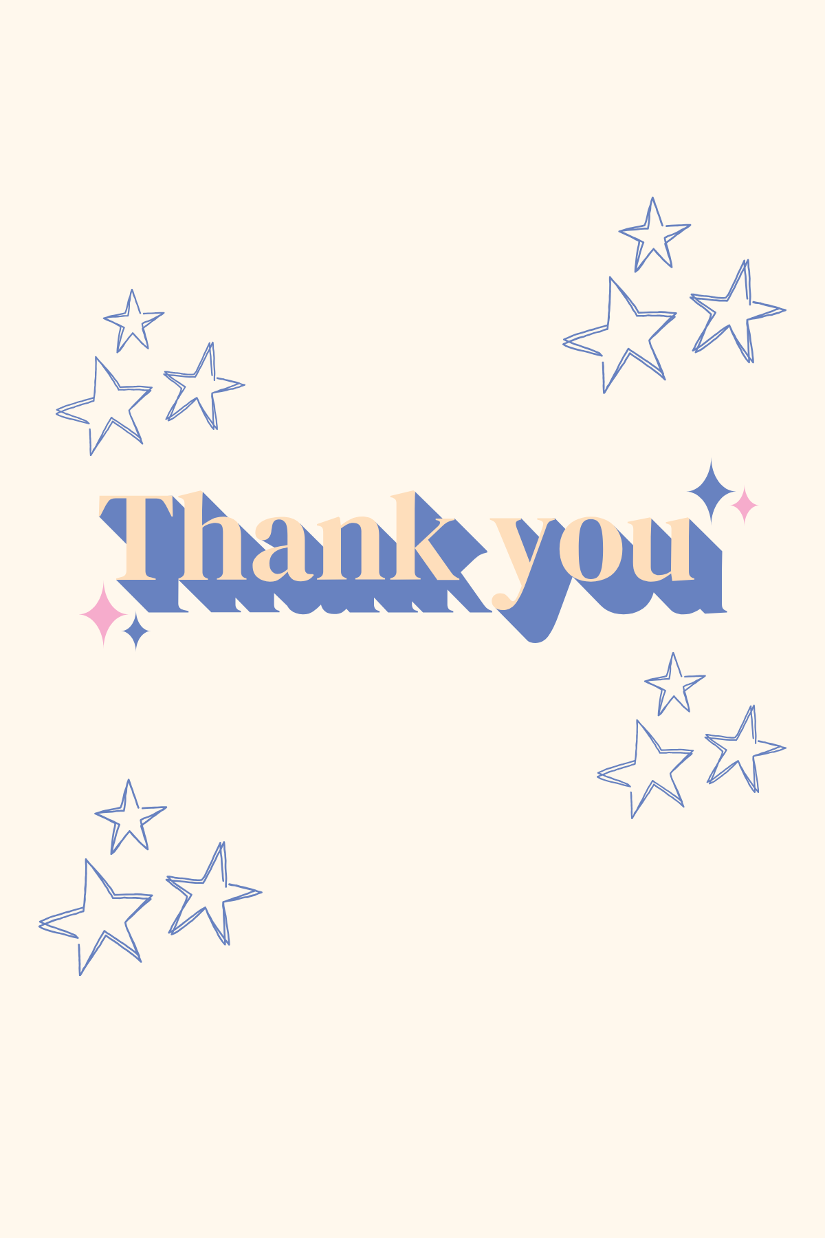 Thank you Purple stars