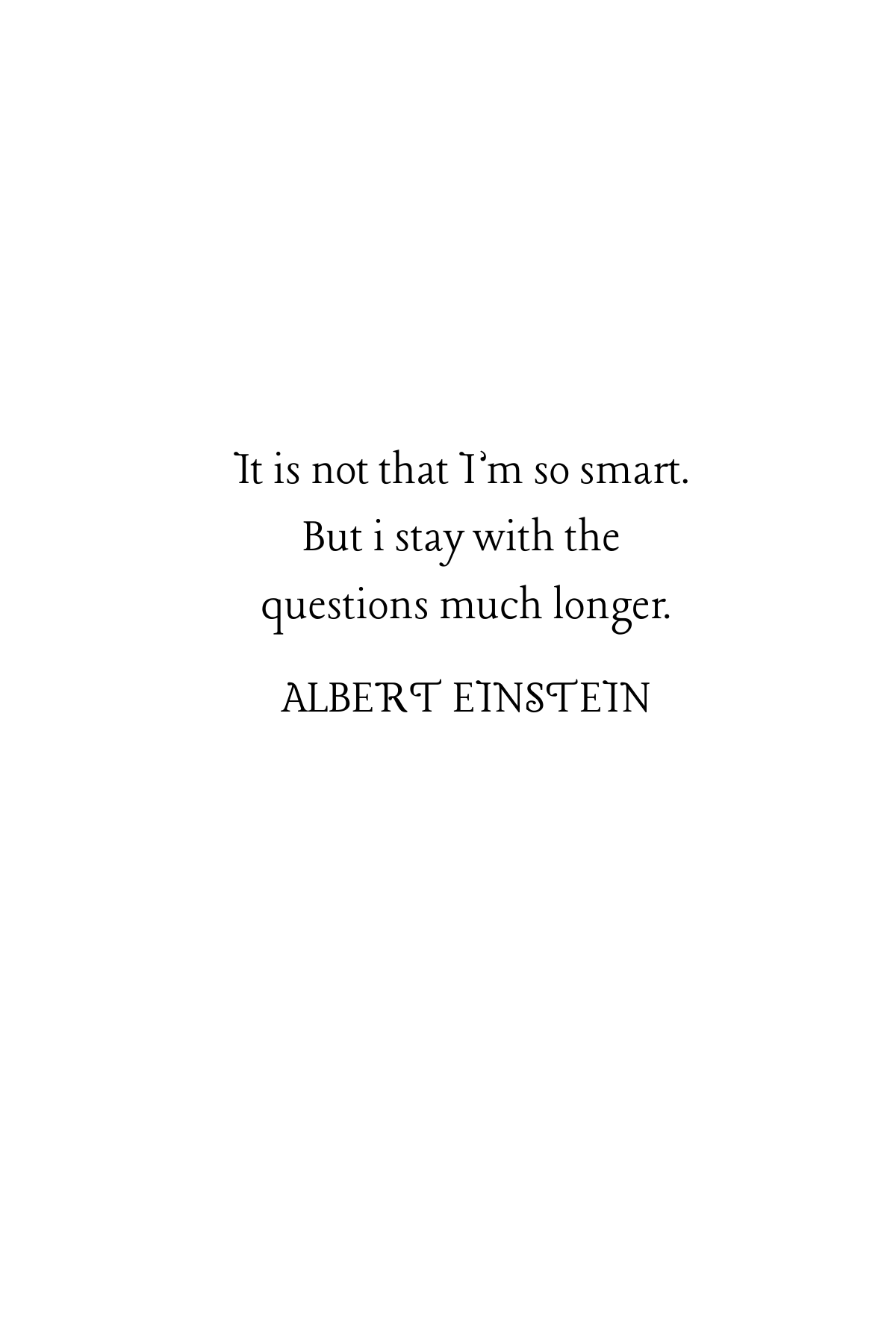 Inspirational - Albert Einstein