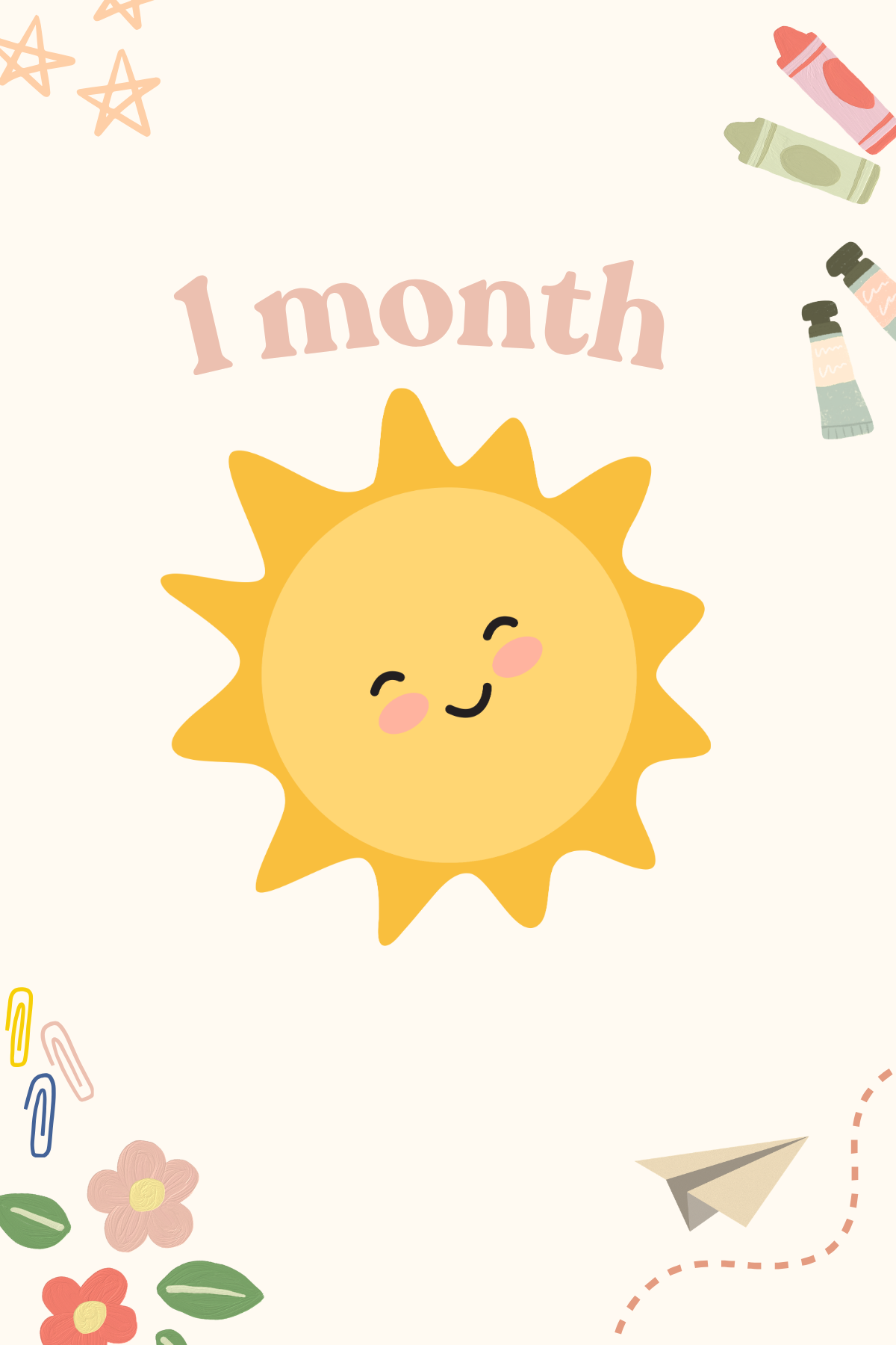 1 month sun
