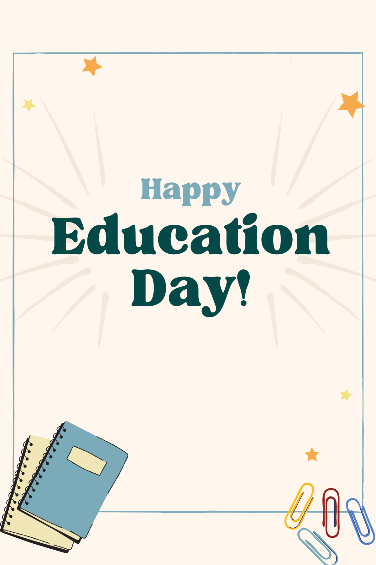 Education Blue