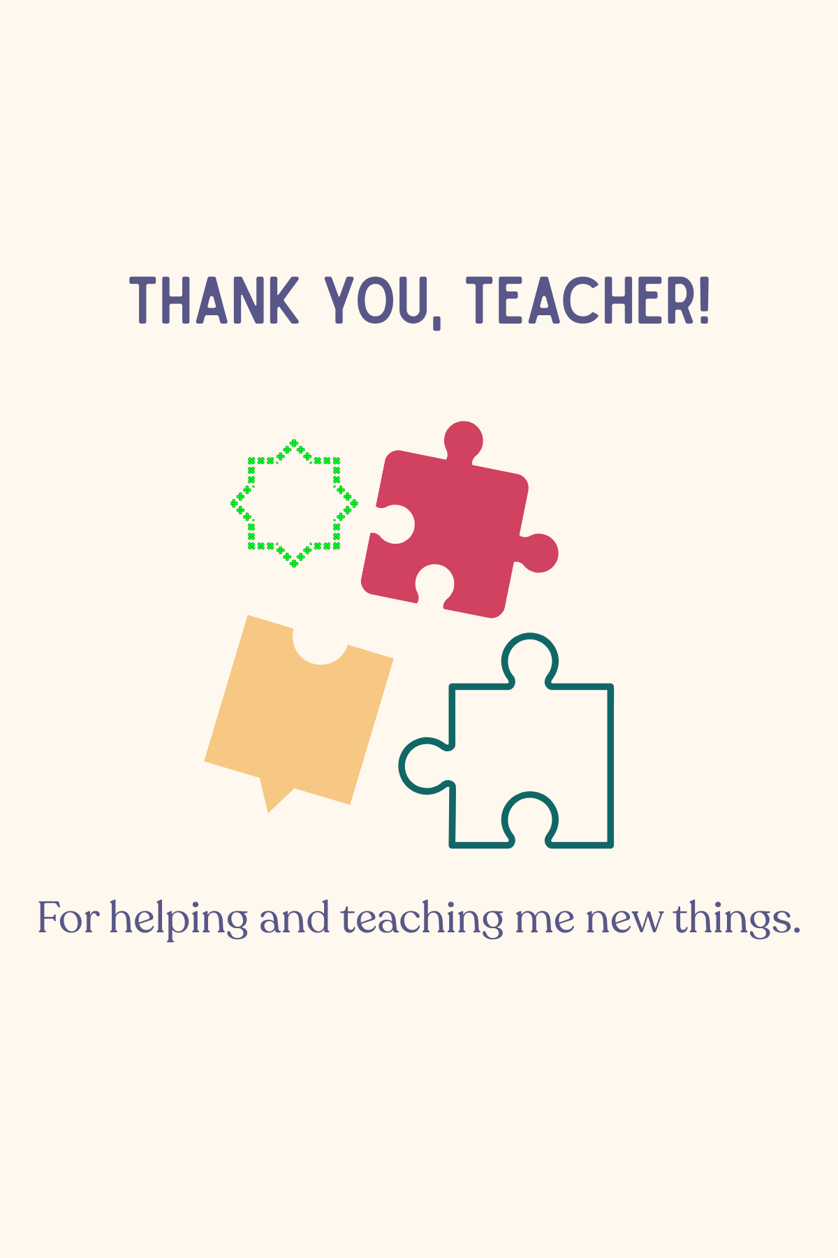 Teacher Thank You