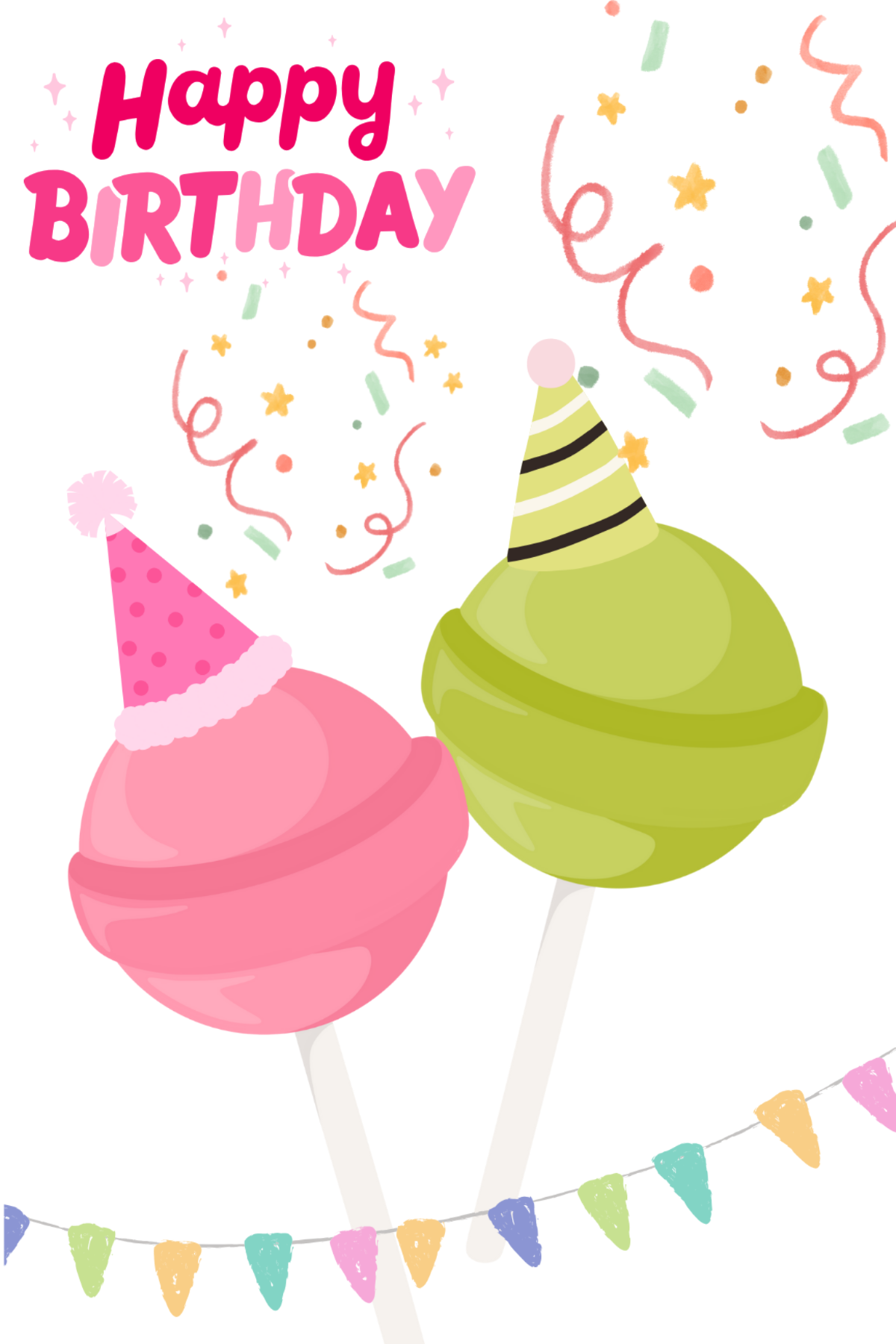 Happy Birthday - Celebrating Lollipops