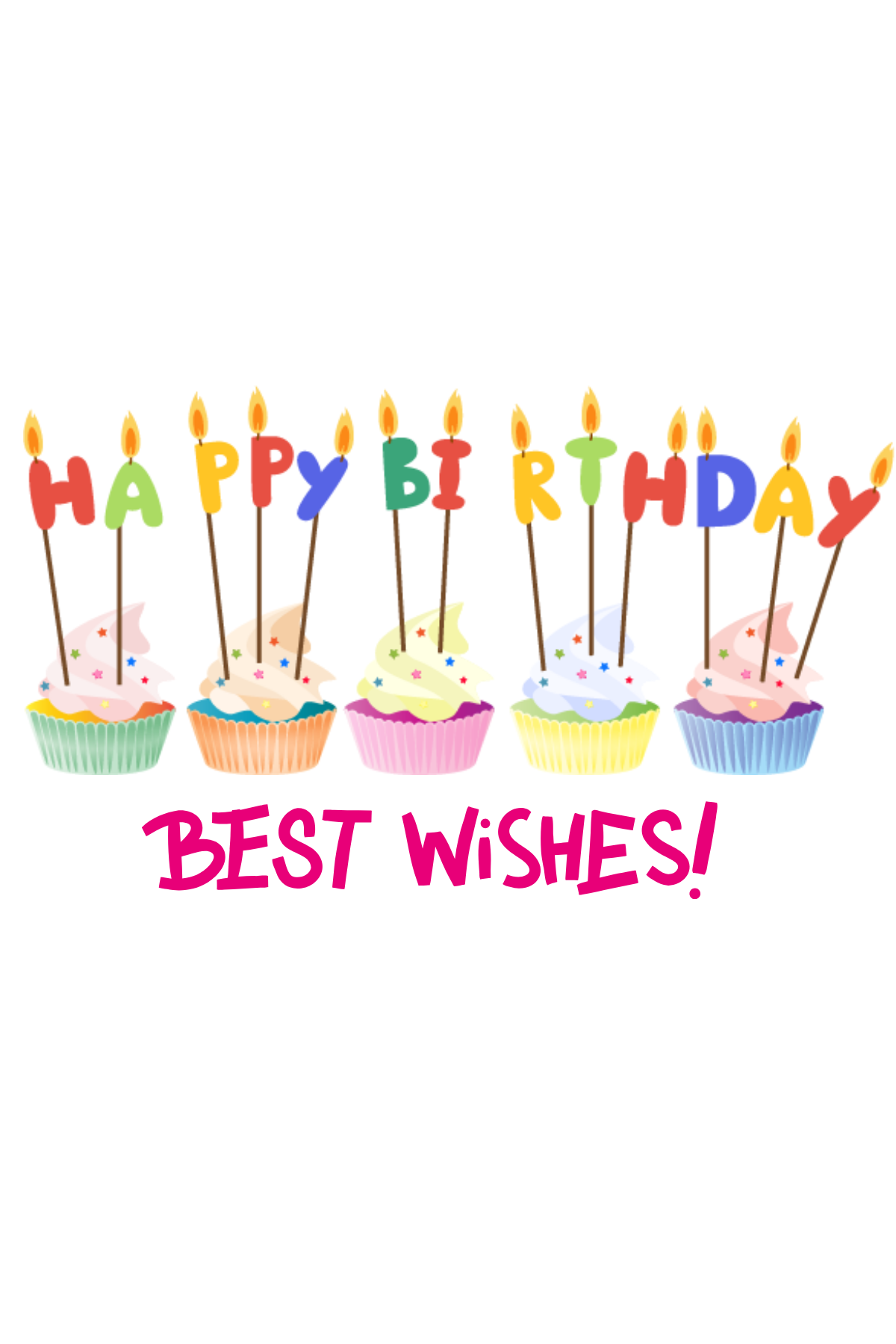 Birthday - Cupcake Candles