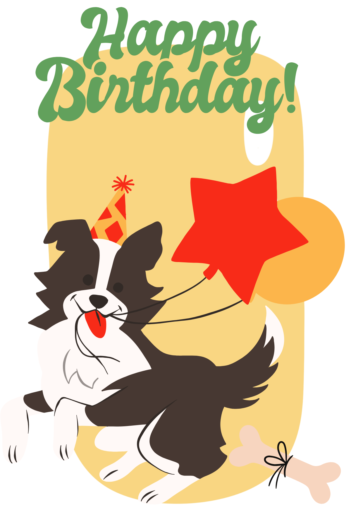 Happy Birthday - Happy Woof-day!